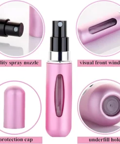 Compact & Stylish Portable Perfume Atomizer – Travel-Friendly Mini Aluminum Spray Bottle