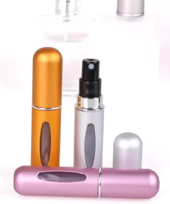 Compact & Stylish Portable Perfume Atomizer – Travel-Friendly Mini Aluminum Spray Bottle