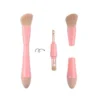 4-in-1 Multifunctional Detachable Makeup Brush Set – Portable Beauty Tools