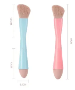 4-in-1 Multifunctional Detachable Makeup Brush Set – Portable Beauty Tools