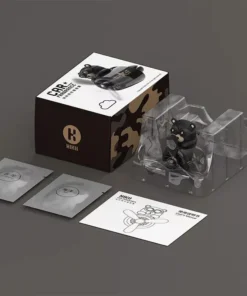 Refreshing Pilot Bear Car Air Freshener with Rotating Propeller – Lemon Scent