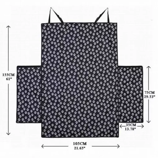 Universal Pet Car Seat Cover & Trunk Protector for Dogs and Cats