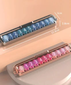 Luminous Concealed Car Parking Number Plate