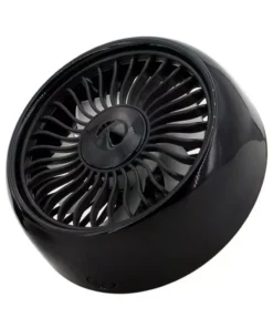 USB Car Vent Fan with 3 Speeds & Colorful LED Light