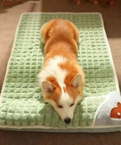 Cozy Plaid Pet Bed for Small to Medium Dogs and Cats