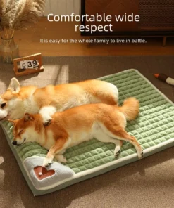 Cozy Plaid Pet Bed for Small to Medium Dogs and Cats