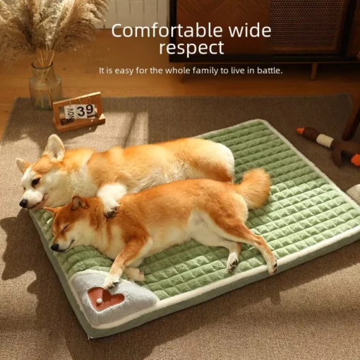 Cozy Plaid Pet Bed for Small to Medium Dogs and Cats