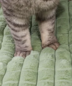 Cozy Plaid Pet Bed for Small to Medium Dogs and Cats