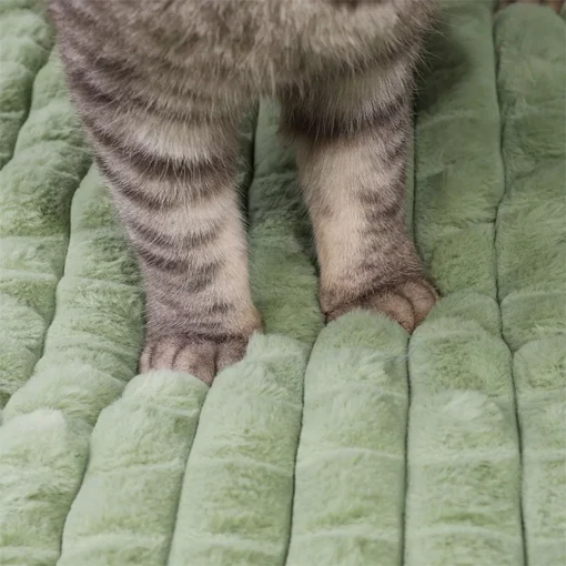 Cozy Plaid Pet Bed for Small to Medium Dogs and Cats