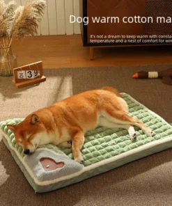 Cozy Plaid Pet Bed for Small to Medium Dogs and Cats