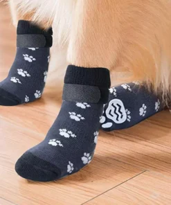 Pet Dog Socks 4PCS – Anti-Slip Paw Protector for Small to Medium Breeds