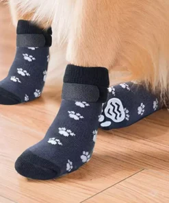 Pet Dog Socks 4PCS – Anti-Slip Paw Protector for Small to Medium Breeds