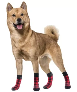 Pet Dog Socks 4PCS – Anti-Slip Paw Protector for Small to Medium Breeds