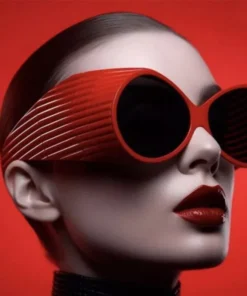 Trendy Oversized Y2K Circular Sunglasses for Women – UV400 Vintage Punk Style