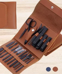 Stainless Steel Manicure & Pedicure Travel Kit