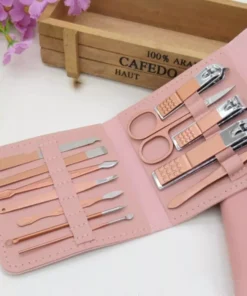 Stainless Steel Manicure & Pedicure Travel Kit