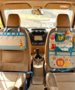 Foldable Cartoon Car Back Seat Organizer for Kids
