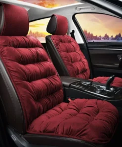 All-Season Plush Fleece Car Seat Cushion