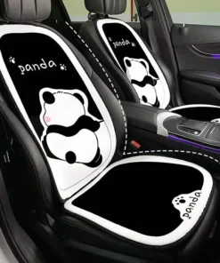 Warm Panda Plush Car Seat Cushion – Universal Fit for Autumn & Winter