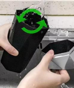 Portable Mini Car Trash Can with Leak-Proof Lid: Elegant, Functional & Compact