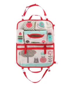 Kids Cartoon Car Seat Organizer with Tablet Holder