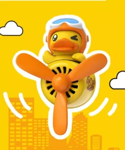 Duck Pilot Car Air Freshener with Rotating Propeller