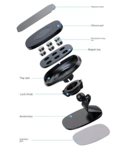 Universal Magnetic Car Phone Holder for Vent Mounting