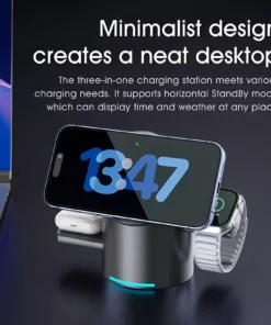 Qi2 3-in-1 Magnetic Wireless Charging Stand