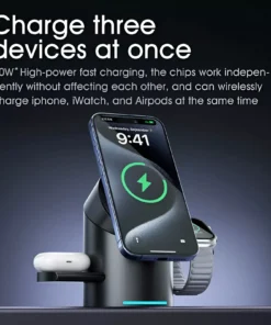 Qi2 3-in-1 Magnetic Wireless Charging Stand