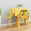 Elephant-Shaped Large Wooden Bookshelf