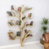 Contemporary Wooden Bookshelf – Modern Home Tree Design